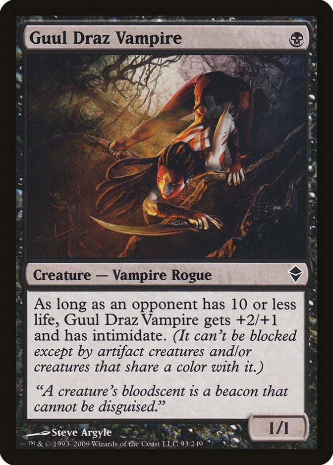 Guul Draz Vampire [Zendikar] | Devastation Store