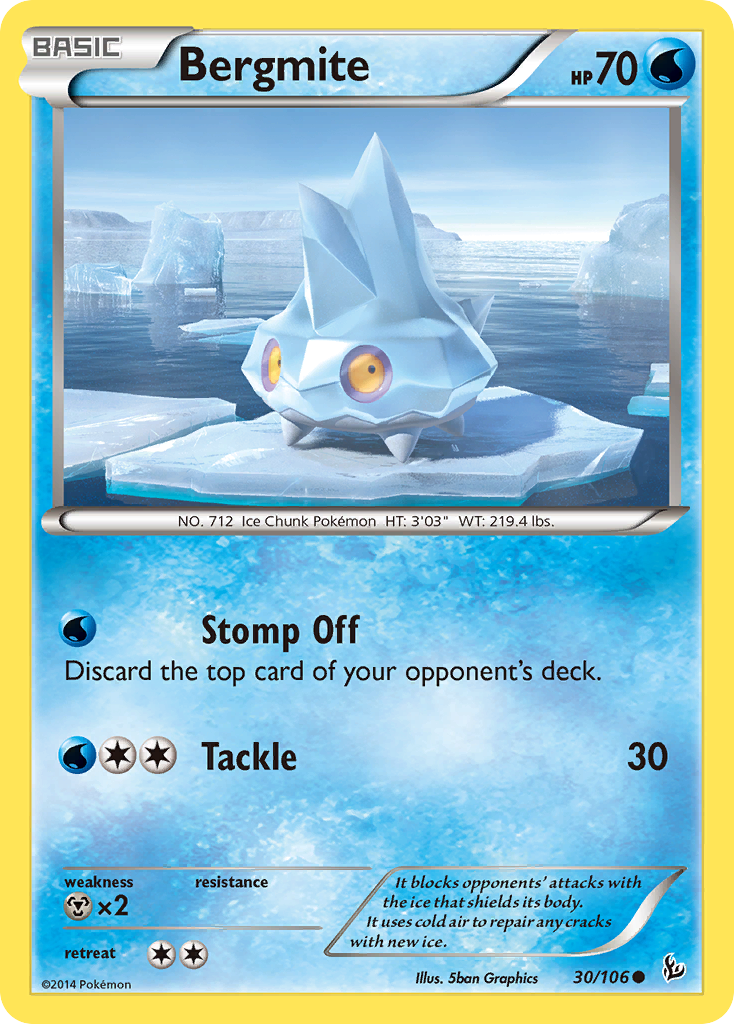 Bergmite (30/106) [XY: Flashfire] | Devastation Store