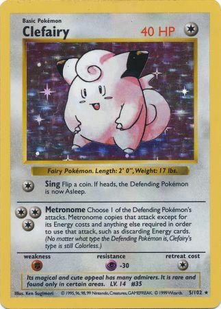 Clefairy (5/102) [Base Set Shadowless Unlimited] | Devastation Store