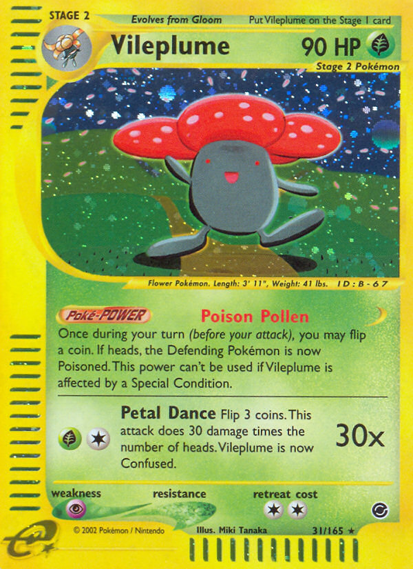 Vileplume (31/165) [Expedition: Base Set] | Devastation Store