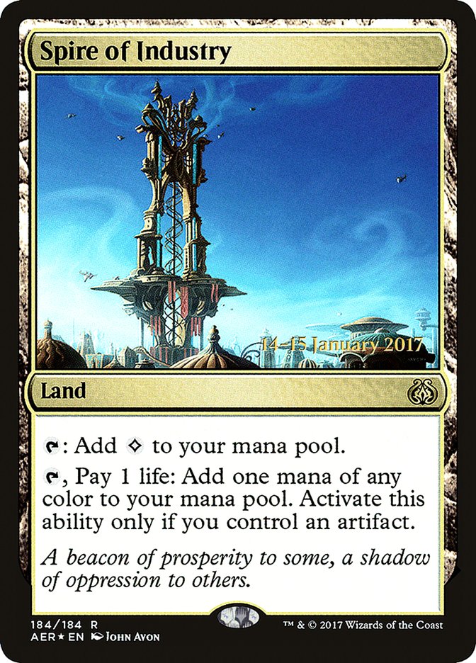 Spire of Industry  [Aether Revolt Prerelease Promos] | Devastation Store