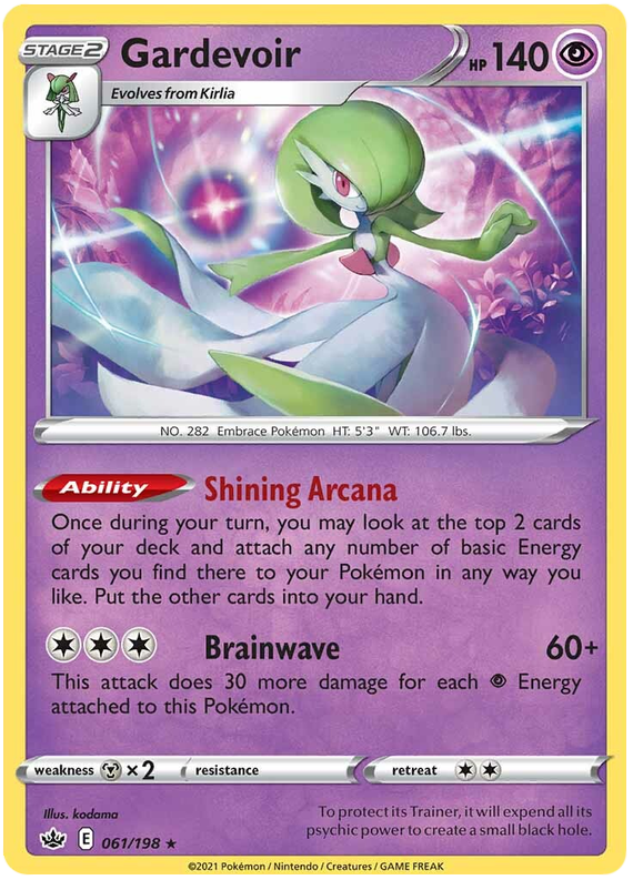 Gardevoir (061/198) (Theme Deck Exclusive) [Sword & Shield: Chilling Reign] | Devastation Store