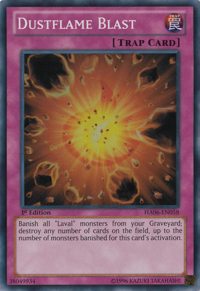 Dustflame Blast [HA06-EN058] Super Rare | Devastation Store