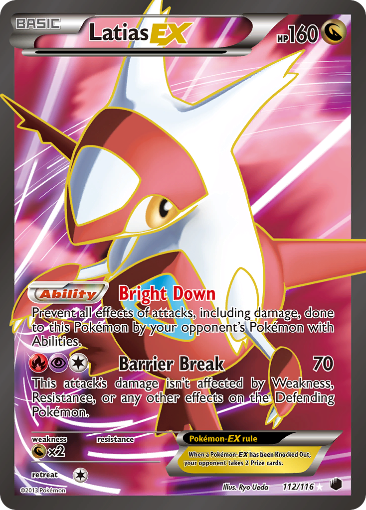 Latias EX (112/116) [Black & White: Plasma Freeze] | Devastation Store