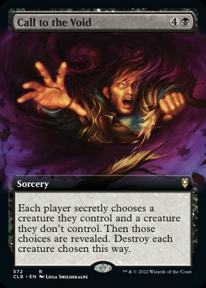 Call to the Void (Extended Art) [Commander Legends: Battle for Baldur's Gate] | Devastation Store