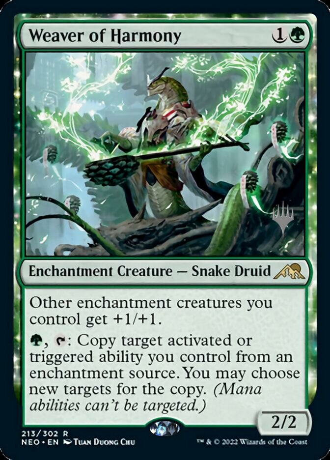 Weaver of Harmony (Promo Pack) [Kamigawa: Neon Dynasty Promos] | Devastation Store