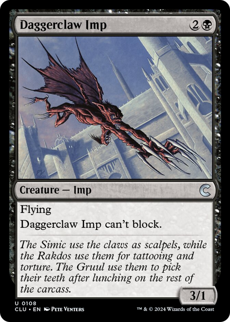 Daggerclaw Imp [Ravnica: Clue Edition] | Devastation Store