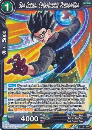Son Gohan, Catastrophic Premonition [BT12-130] | Devastation Store