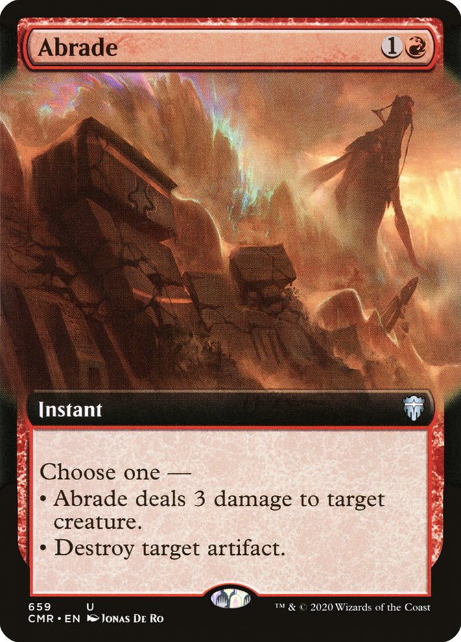 Abrade (Extended) [Commander Legends] | Devastation Store