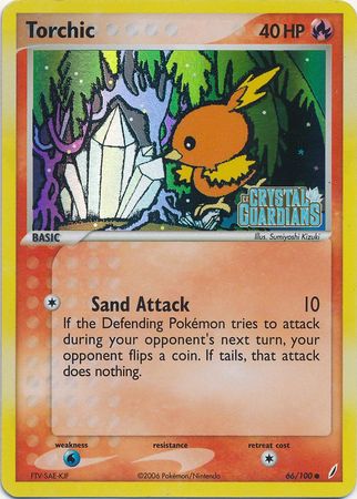 Torchic (66/100) (Stamped) [EX: Crystal Guardians] | Devastation Store