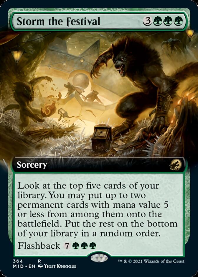 Storm the Festival (Extended) [Innistrad: Midnight Hunt] | Devastation Store