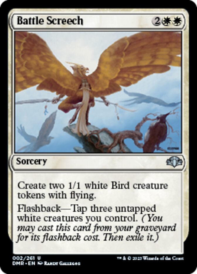 Battle Screech [Dominaria Remastered] | Devastation Store