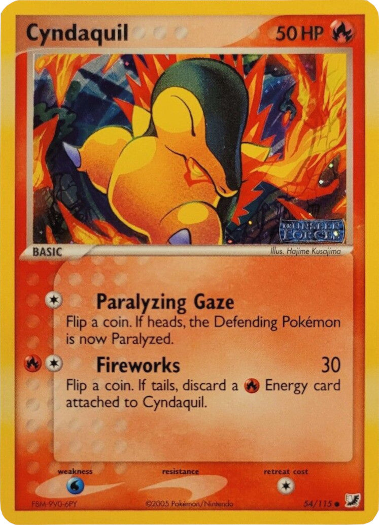 Cyndaquil (54/115) (Stamped) [EX: Unseen Forces] | Devastation Store