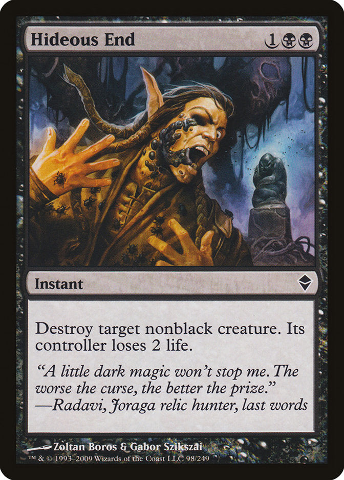 Hideous End [Zendikar] - Devastation Store | Devastation Store