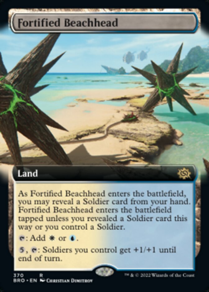 Fortified Beachhead (Extended Art) [The Brothers' War] | Devastation Store