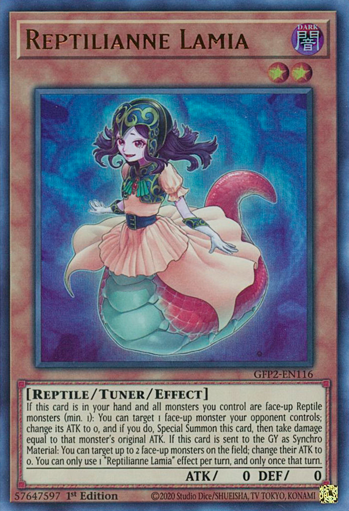 Reptilianne Lamia [GFP2-EN116] Ultra Rare | Devastation Store