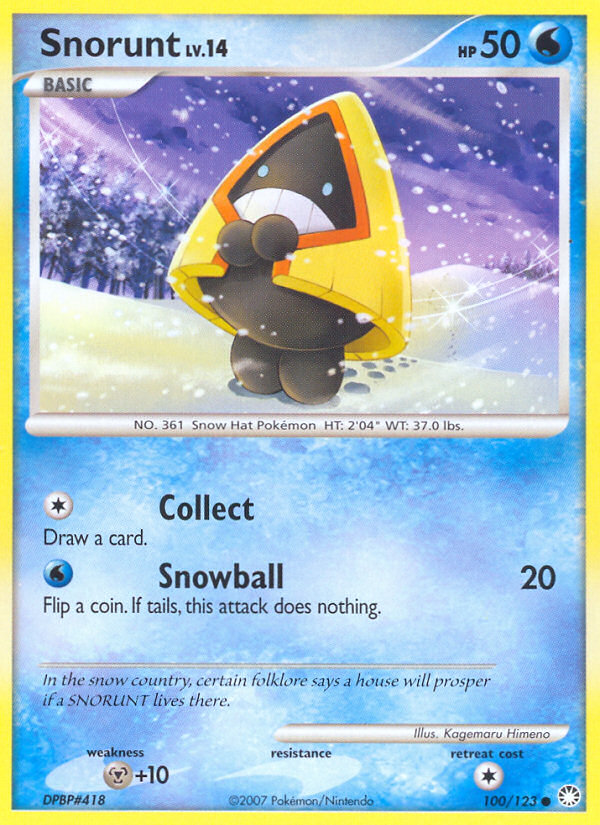 Snorunt (100/123) [Diamond & Pearl: Mysterious Treasures] | Devastation Store