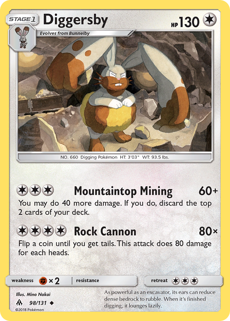 Diggersby (98/131) [Sun & Moon: Forbidden Light] | Devastation Store