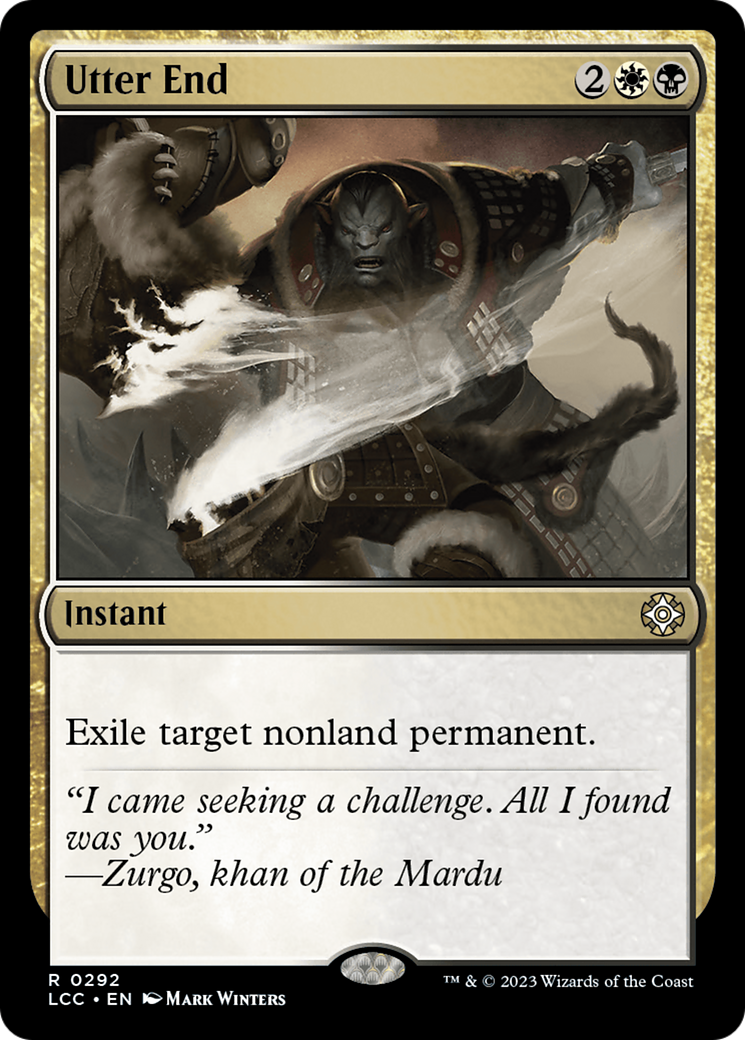 Utter End [The Lost Caverns of Ixalan Commander] | Devastation Store