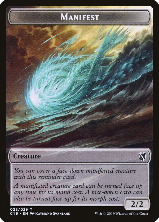 Manifest [Commander 2019 Tokens] | Devastation Store