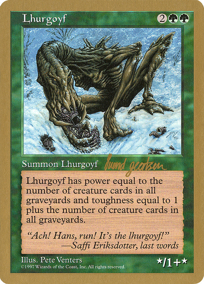 Lhurgoyf (Svend Geertsen) [World Championship Decks 1997] | Devastation Store