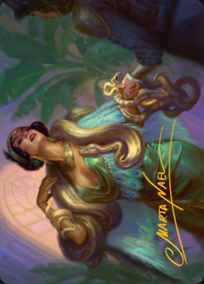Venom Connoisseur Art Card (Gold-Stamped Signature) [Streets of New Capenna Art Series] | Devastation Store