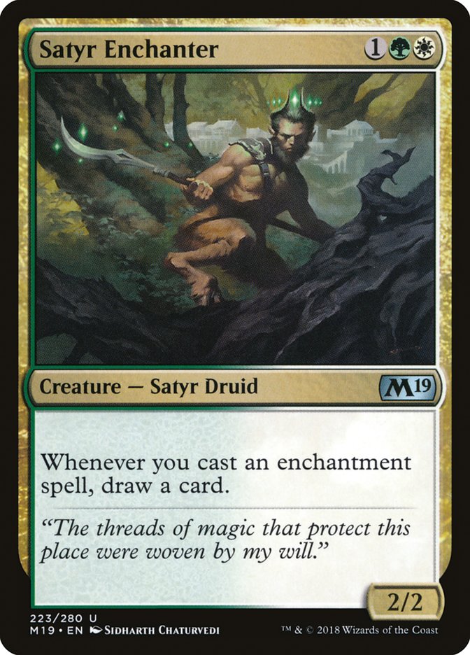 Satyr Enchanter [Core Set 2019] | Devastation Store