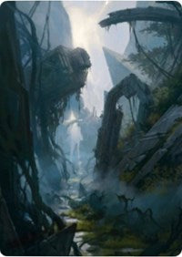 Swamp 2 Art Card [Zendikar Rising Art Series] | Devastation Store
