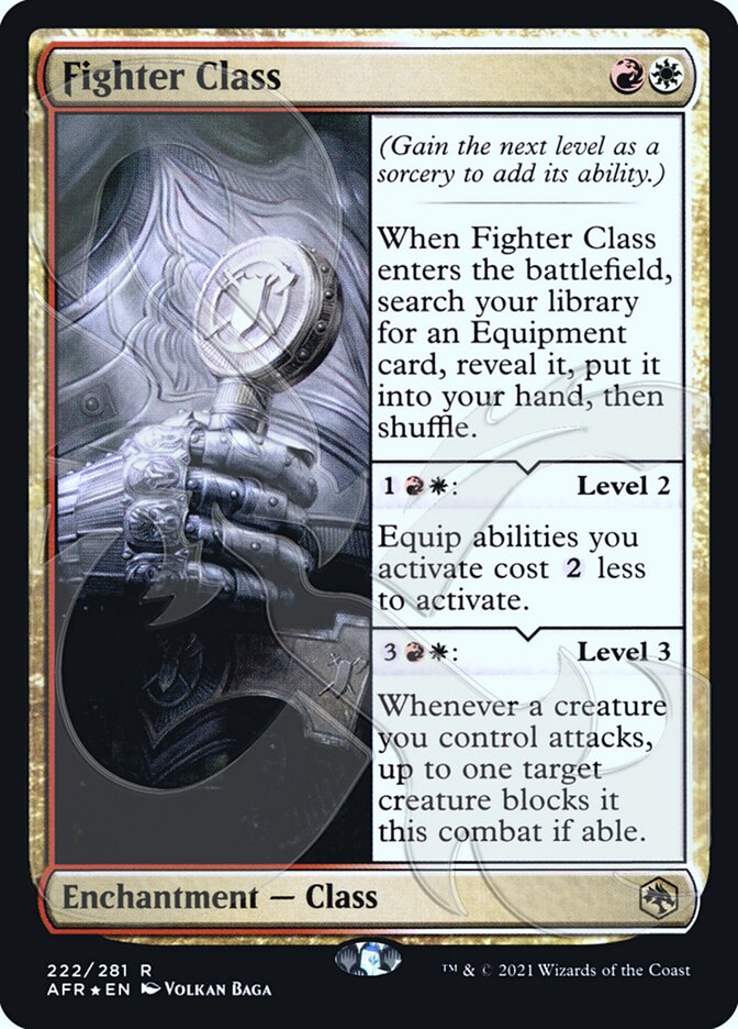 Fighter Class (Ampersand Promo) [Dungeons & Dragons: Adventures in the Forgotten Realms Promos] | Devastation Store