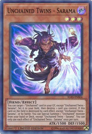 Unchained Twins - Sarama [IGAS-ENSE4] Super Rare | Devastation Store