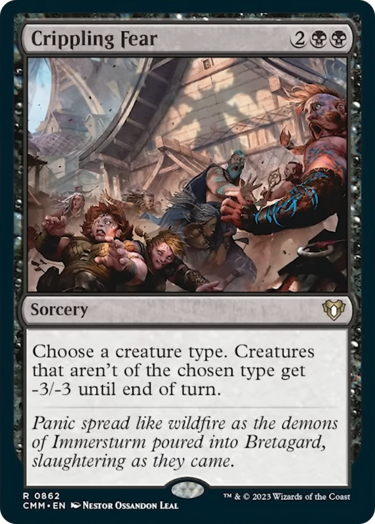 Crippling Fear [Commander Masters] | Devastation Store