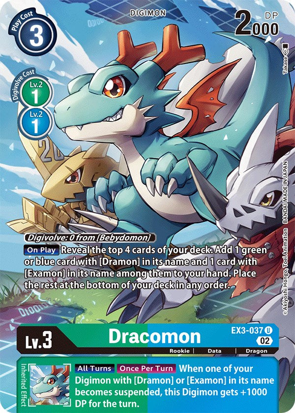 Dracomon [EX3-037] (Alternate Art) [Draconic Roar] | Devastation Store