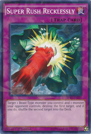 Super Rush Recklessly [BP03-EN219] Shatterfoil Rare | Devastation Store