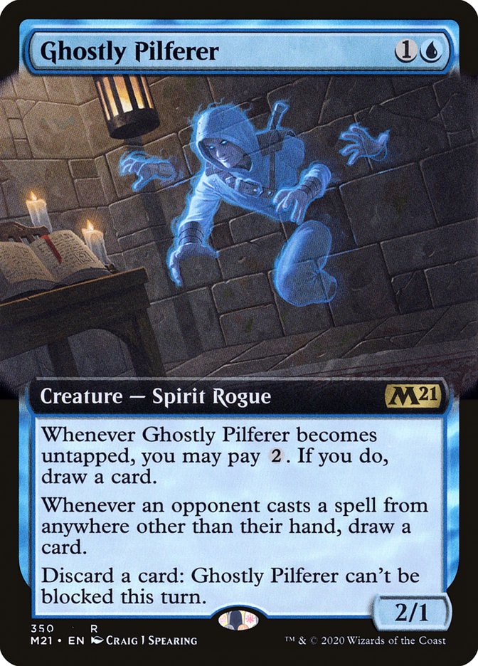Ghostly Pilferer (Extended) [Core Set 2021] | Devastation Store