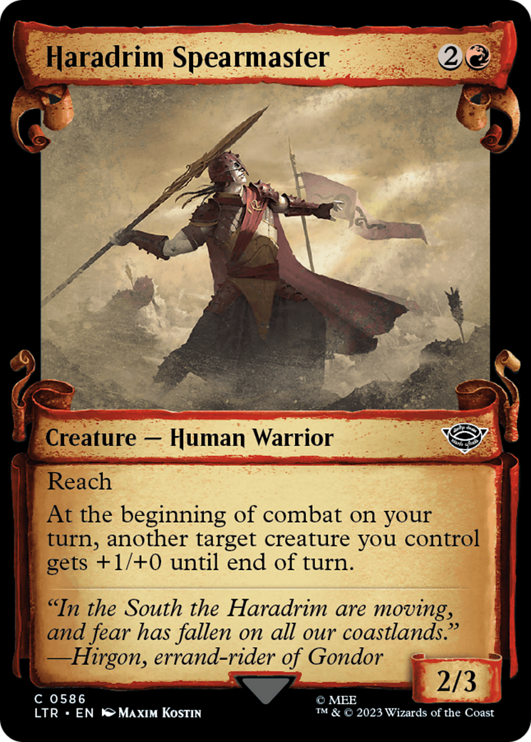 Haradrim Spearmaster [The Lord of the Rings: Tales of Middle-Earth Showcase Scrolls] | Devastation Store