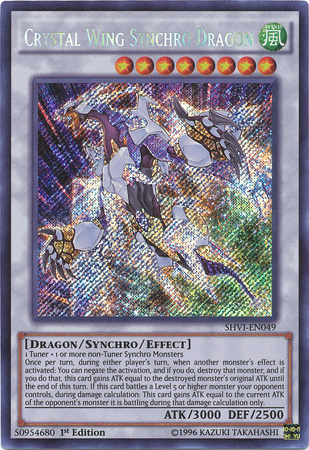 Crystal Wing Synchro Dragon [SHVI-EN049] Secret Rare | Devastation Store