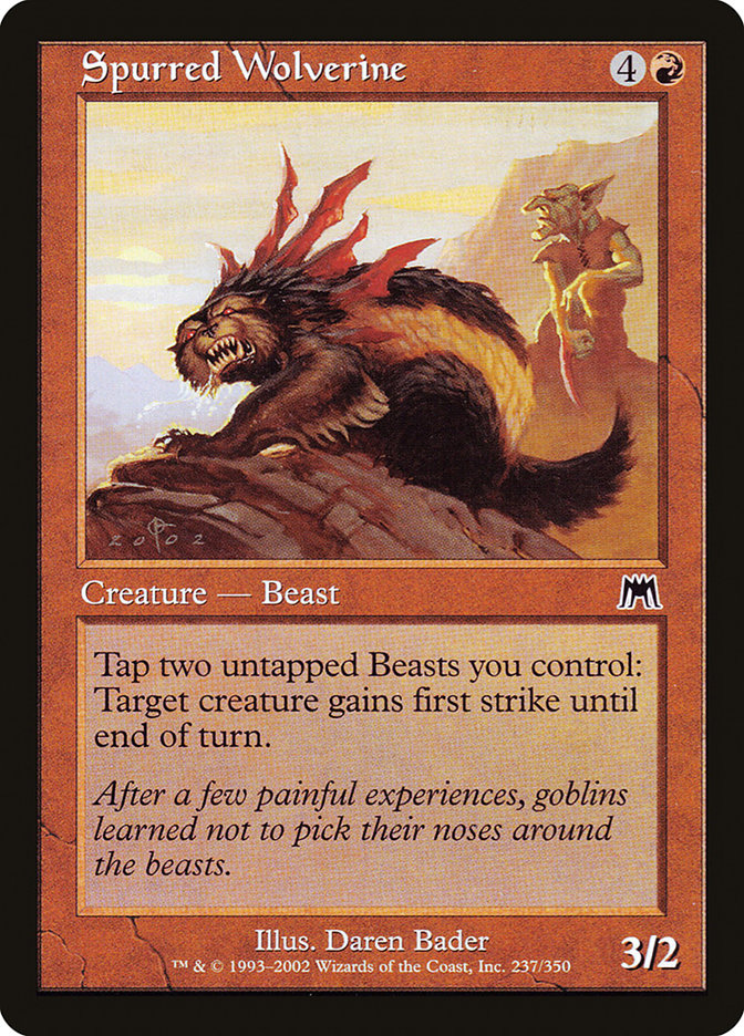 Spurred Wolverine [Onslaught] - Devastation Store | Devastation Store