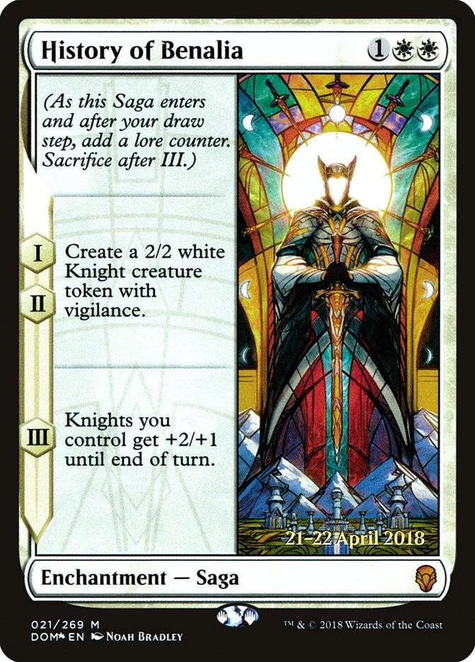 History of Benalia  [Dominaria Prerelease Promos] | Devastation Store