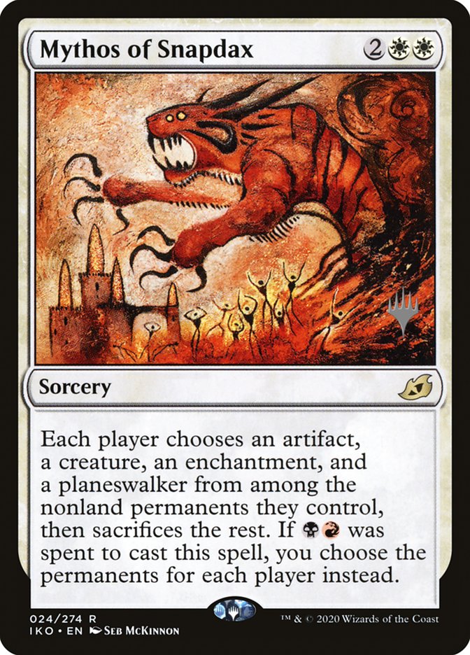 Mythos of Snapdax (Promo Pack) [Ikoria: Lair of Behemoths Promos] | Devastation Store