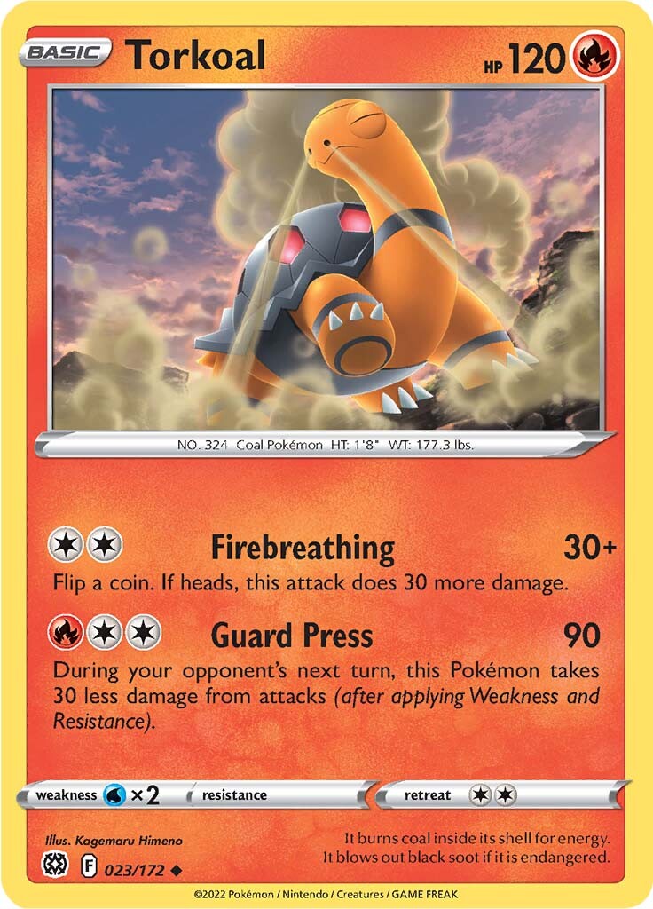 Torkoal (023/172) [Sword & Shield: Brilliant Stars] | Devastation Store