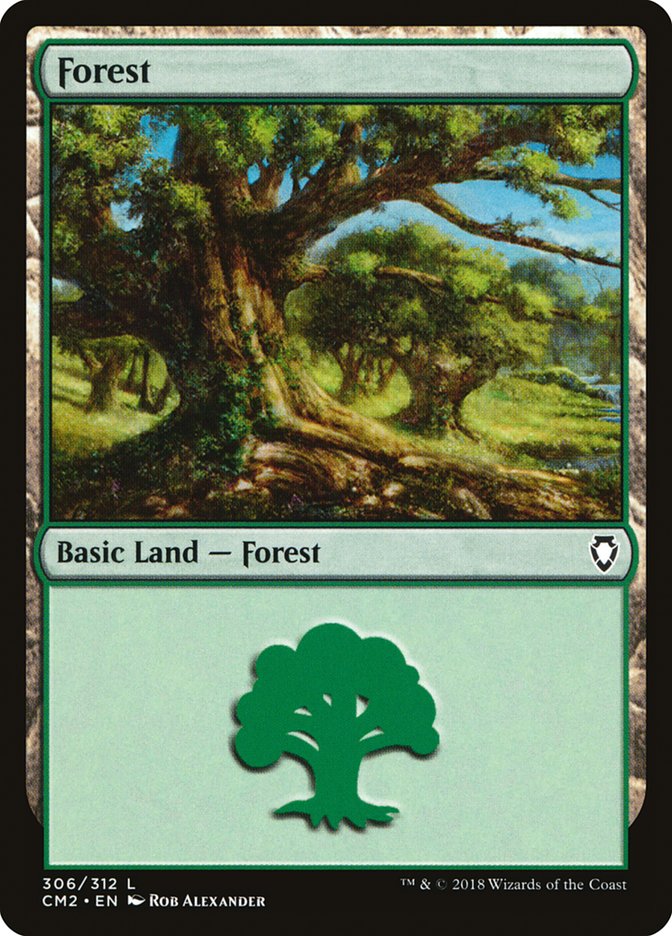 Forest (306) [Commander Anthology Volume II] | Devastation Store