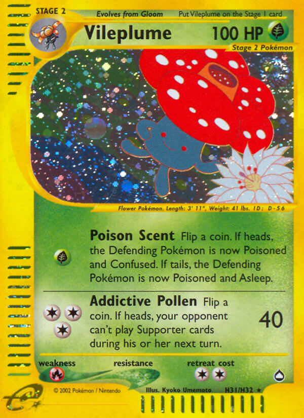 Vileplume (H31/H32) [Aquapolis] | Devastation Store