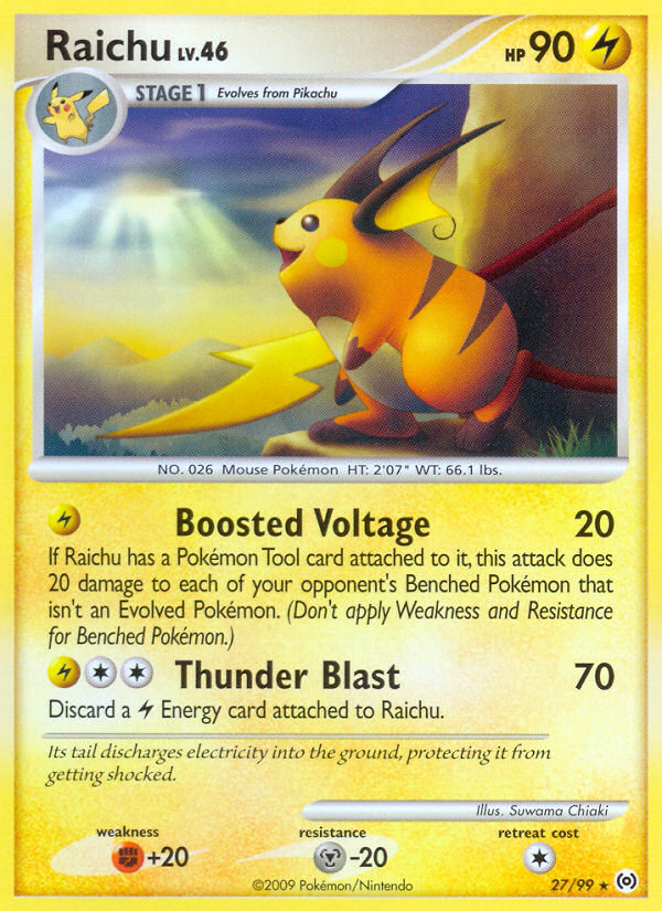 Raichu (27/99) [Platinum: Arceus] | Devastation Store