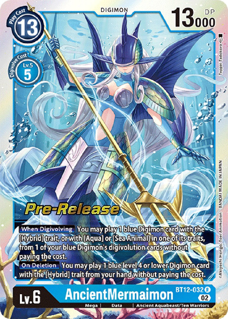 AncientMermaimon [BT12-032] [Across Time Pre-Release Cards] | Devastation Store