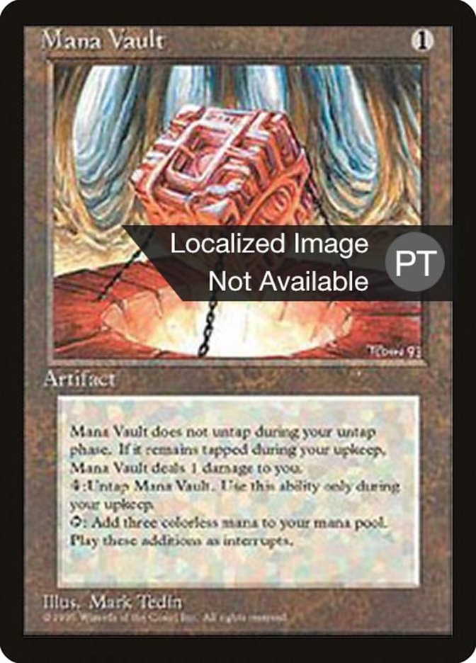 Mana Vault [Fourth Edition (Foreign Black Border)] | Devastation Store