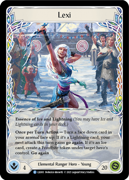Lexi [LXI001] (Tales of Aria Lexi Blitz Deck)  1st Edition Rainbow Foil | Devastation Store