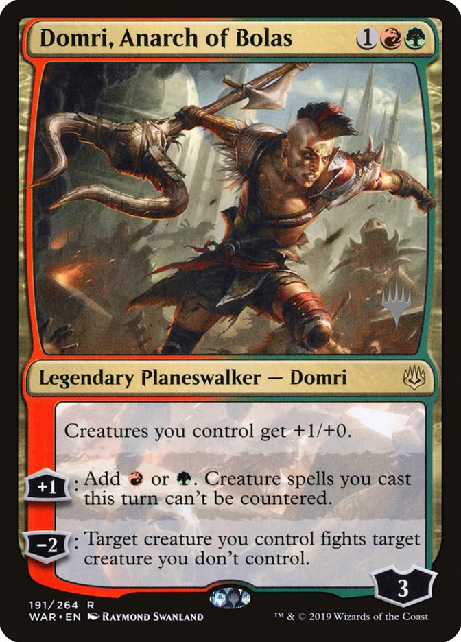 Domri, Anarch of Bolas (Promo Pack) [War of the Spark Promos] | Devastation Store