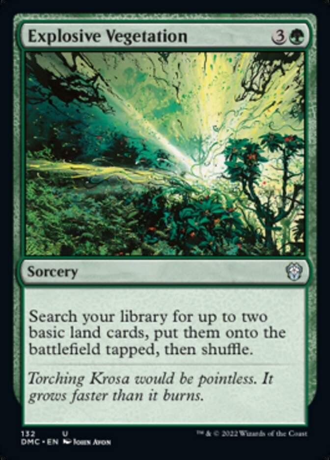 Explosive Vegetation [Dominaria United Commander] | Devastation Store
