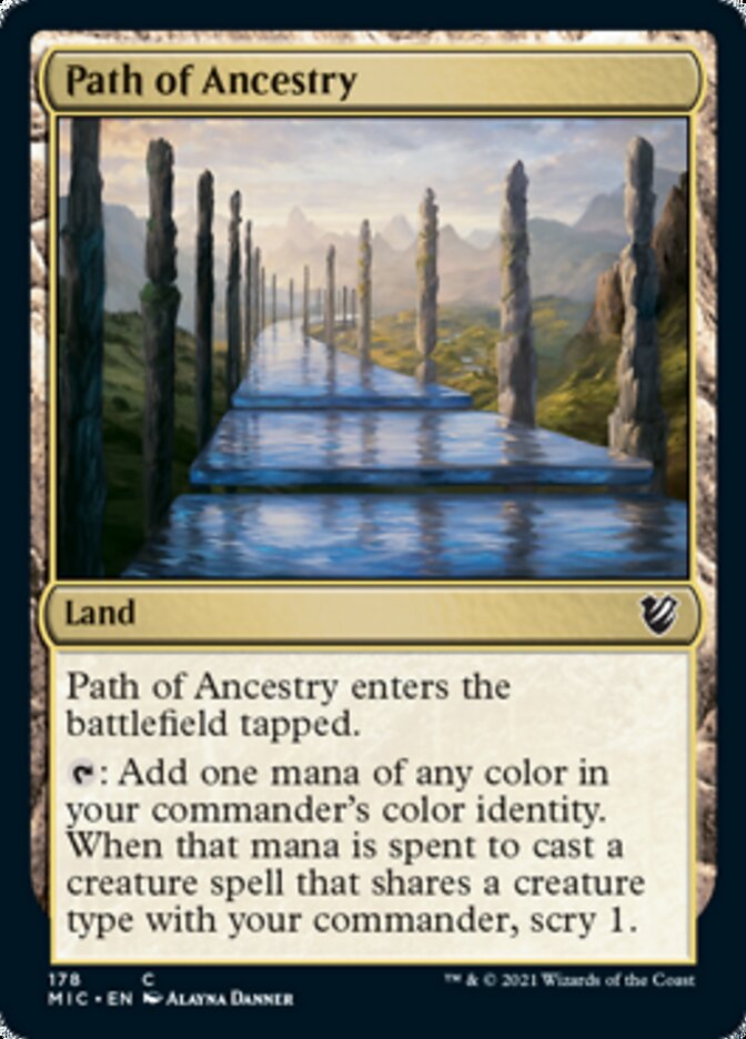Path of Ancestry [Innistrad: Midnight Hunt Commander] | Devastation Store