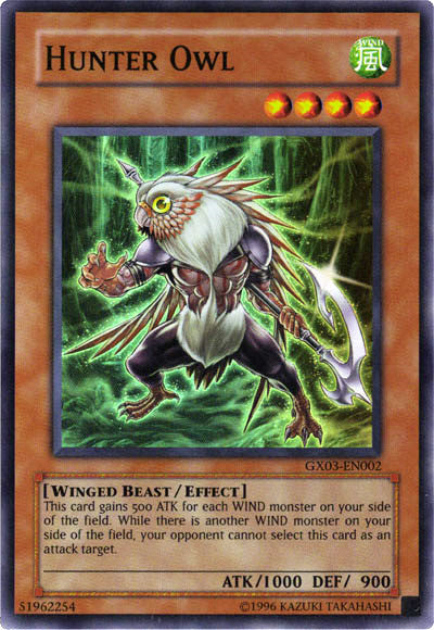 Hunter Owl [GX03-EN002] Super Rare | Devastation Store